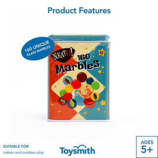 Neato! Marbles In A Tin Box - Retro Classic, vintage toys