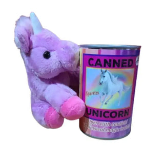 Sparkles the Canned Rainbow Unicorn Eco-Friendly Recycled: Pop Top Lid