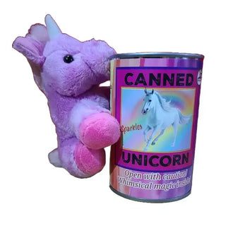 Sparkles the Canned Rainbow Unicorn Eco-Friendly Recycled: Pop Top Lid