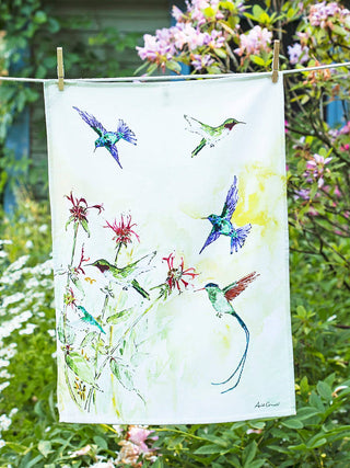 Hummingbird Tea Towel Aril Cornell collection