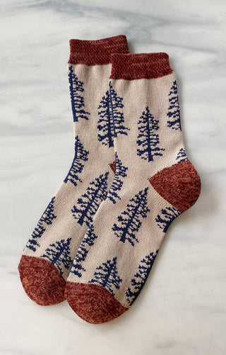 Tree Replant Pairs CA/OR/WA/US Forest  Donation Socks: Mustard / Oregon