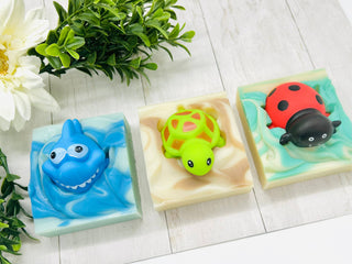 Ladybug Handmade Soap Bar for Kids VEGAN COLD PROCESS