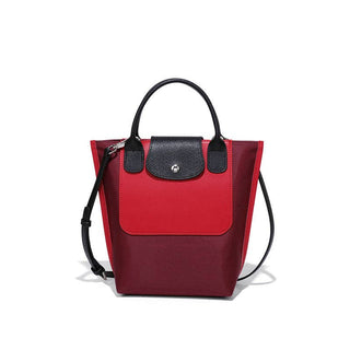 French Nylon Waterproof Crossbody Bag Stylish Tote with Large Capacity: D2364#Pink