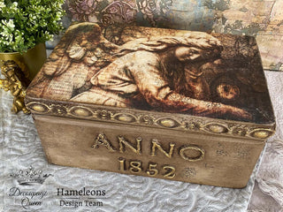 Rice Decoupage Paper for Furniture GOTHIC ANGEL || Decoupage Queen || Decorative Paper Gothic Angell