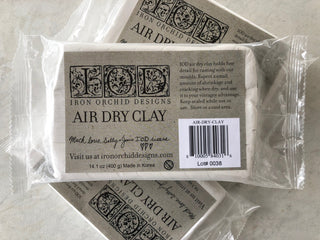Clay Air Dry paper Molding Clay IOD custom clay Iron Orchid Designs mold Home Decor Handmade items to make crafts NON TOXIC