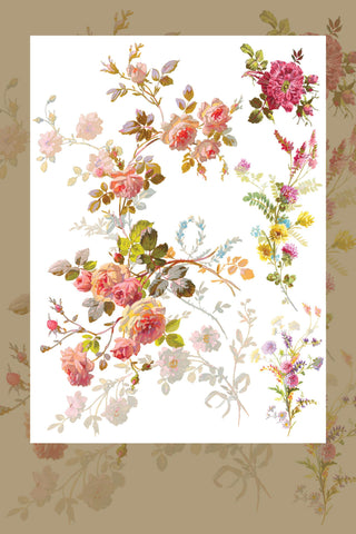 New IOD Summer Saint Germain Rub-On Decal Transfer Furniture Decor IOD Transfers for DIY Furniture Makeovers & Unique Home Decor Projects