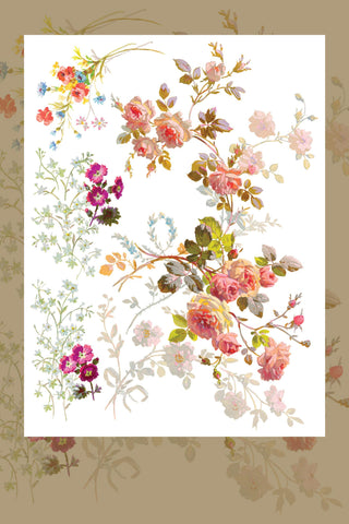 New IOD Summer Saint Germain Rub-On Decal Transfer Furniture Decor IOD Transfers for DIY Furniture Makeovers & Unique Home Decor Projects