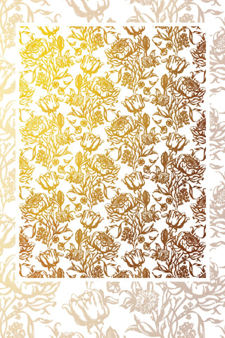 Emporium Foil Gilded IOD Summer Rub-On Decal Transfer for Furniture Decor IOD Transfer DIY Furniture Makeovers & Unique Home Decor Project