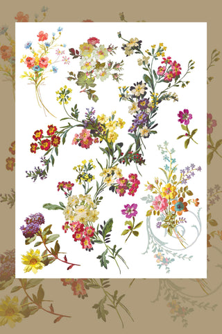 New IOD Summer Saint Germain Rub-On Decal Transfer Furniture Decor IOD Transfers for DIY Furniture Makeovers & Unique Home Decor Projects