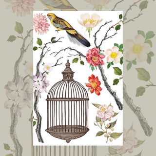 IOD Menagerie Rub-On Decal Transfer