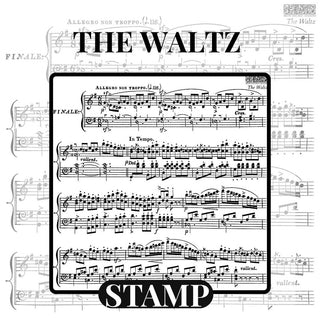 IOD Stamp The Waltz  Rubber Silicone Stamp