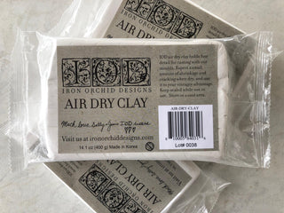 Clay Air Dry paper Molding Clay IOD custom clay Iron Orchid Designs mold Home Decor Handmade items to make crafts NON TOXIC