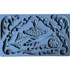 IOD Dainty Flourishes Iron Orchid Designs silicone mould embellishment applique furniture home décor mix media baking arts & craft and more