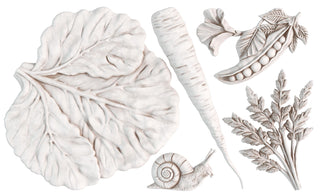New Spring 2026 IOD Spring Garden Silicone Mould Iron Orchid Designs French Country Decor applique mix media scrapbooking arts and craft