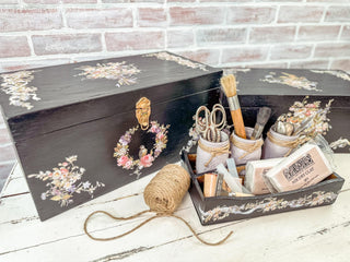 IOD Madeleine Transfer Botanical Floral Tropical Jungle Bird Furniture Restoration Vintage style Cabinets Dressers Craft Project Handmade Gifts