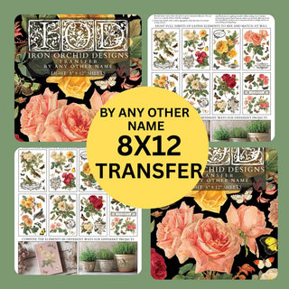 IOD Floral Rub On Decal Transfer Bundle Set of 4  Unique Gift BUNDLE set for mom Journal stickers IOD  Rub-On Decal Spring and Summer 2026