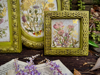 IOD Flora Greca Transfer Spring release French Country Decor Rub on Decal for Furniture Makeover Projects Mixed Media Craft Art Junk Journal