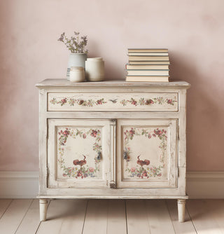IOD Madeleine Transfer Botanical Floral Tropical Jungle Bird Furniture Restoration Vintage style Cabinets Dressers Craft Project Handmade Gifts