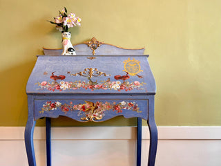 IOD Madeleine Transfer Botanical Floral Tropical Jungle Bird Furniture Restoration Vintage style Cabinets Dressers Craft Project Handmade Gifts