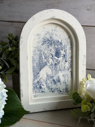 IOD Hameau de la Reine Paint Inlay Marie Antoinettes country retreat inspired French farmhouse IOD Inlay Transfer sheets limited release