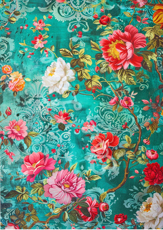 Botanical Jubilee By Elsie Lane DecoPosh Decoupage Paper A4 SIZE