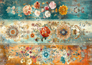 Boho Kantha Fusion Elsie Lane DecoPosh Decoupage Tissue Paper 14x20 inch