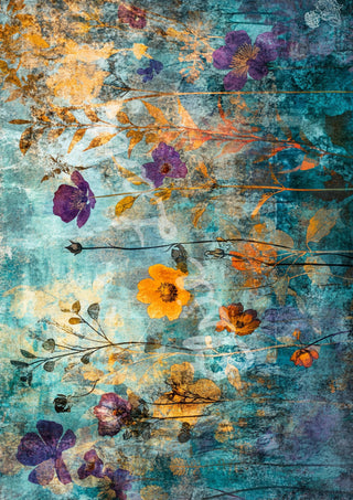 Wild Garden Elsie Lane DecoPosh Decoupage Tissue Paper 21"X29" Inch Large paper size Floral Craft Supply