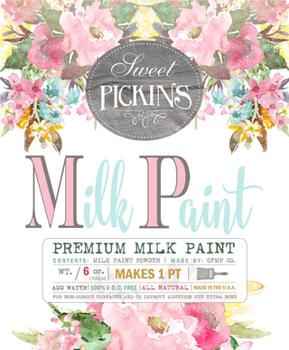 Blue Cobalt Sweet Pickins Milk Paint Chippy Brite blue color furniture and home decor paint Food Safe Non Toxic VOC Free