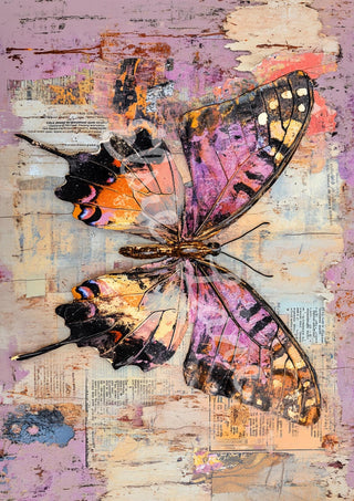 Butterfly Masterpiece Moth Elsie Lane DecoPosh Decoupage Tissue Paper 14x20 paper size