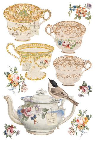 IOD The Belgravia IOD Transfer 8x12 Rub On Decal Transfer Furniture Decor for DIY Furniture Makeovers & Junk Journal Project stickers