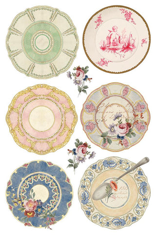 IOD The Belgravia IOD Transfer 8x12 Rub On Decal Transfer Furniture Decor for DIY Furniture Makeovers & Junk Journal Project stickers