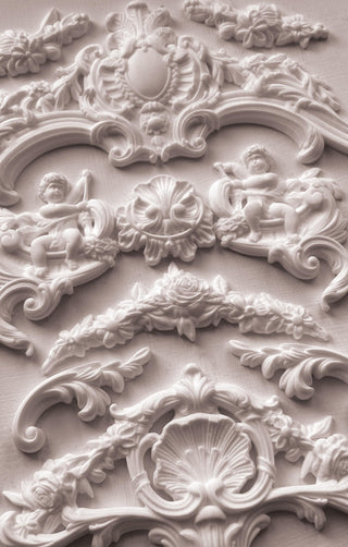 Cadré IOD Mould Iron Orchid Designs Summer French Country Decor silicone mold applique for furniture mix media baking arts & craft and more