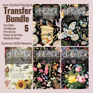 New IOD Bundle Transfer set Summer 2026 all Five Full color Transfers