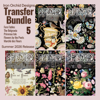 New IOD Bundle Transfer set Summer 2026 all Five Full color Transfers