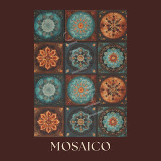 Boho Decoupage Bundle Set 4 Papers A4 SIZE Boho Kantha,Boho Drama, Mosaico, Backgrounds 4 sheets of decoupage sheets