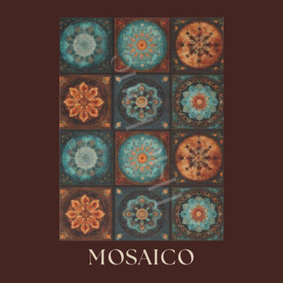 Boho Decoupage Bundle Set 4 Papers A4 SIZE Boho Kantha,Boho Drama, Mosaico, Backgrounds 4 sheets of decoupage sheets
