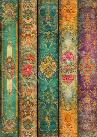 Boho Bohemian Bazaar Elsie Lane Decoupage Paper Paper  1 Sheet Size  A4 SIZE 8x11