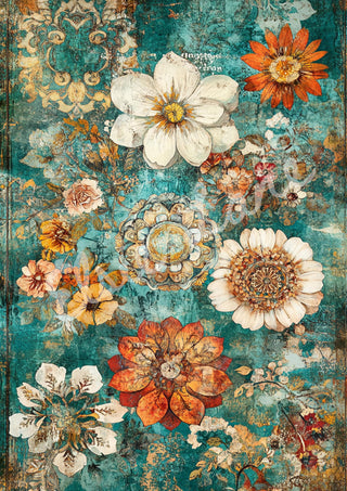 Boho Drama Elsie Lane DecoPosh Decoupage Paper A4 SIZE