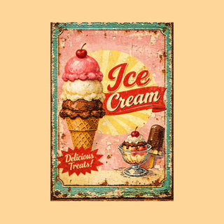 Ice Cream Delicious Treats Elsie Lane DecoPosh Decoupage Tissue Paper 14x20 inch