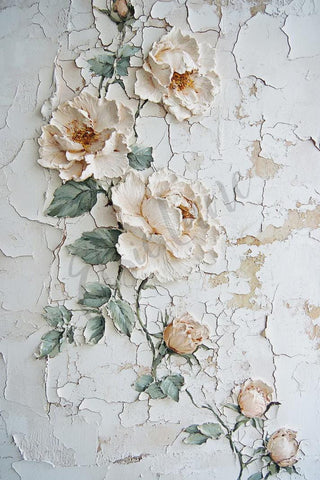 Climbing Grace Elsie Lane DecoPosh Decoupage Tissue Paper 21"X29" Inch Large paper size Floral Craft Supply