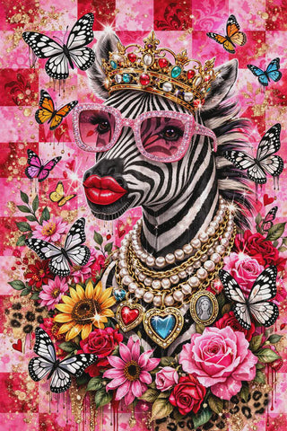 Zebra Paper Bundle Pack of 3 Unapologetic Zebra Bonnie Lynn Elsie Lane Decoupage Paper Small-Medium-Large paper Set 3 sizes