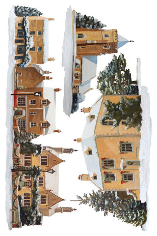IOD COTSWOLD Christmas 2026 Transfer 8x12 Rub On Decal Transfer Furniture Decor for DIY Furniture Makeovers Junk Journal Project stickers