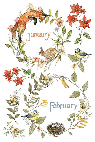 NEW Winter IOD The BRAMBLEWOOD Diaries 2026 Transfer 8x12 Rub On Decal Transfer Furniture Decor Makeovers Junk Journal Project stickers