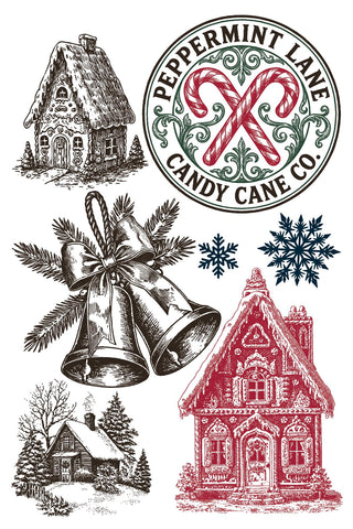 NEW Winter Release The North Pole Co. IOD Paint Inlay Transfer sheets limited release