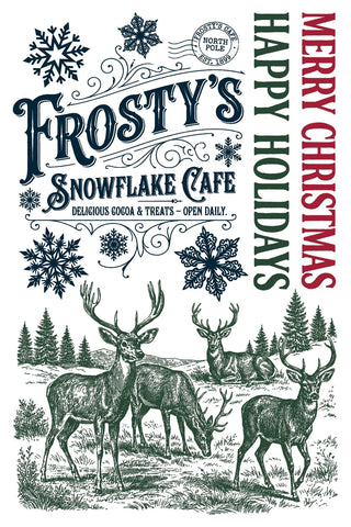 NEW Winter Release The North Pole Co. IOD Paint Inlay Transfer sheets limited release