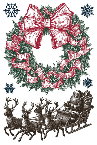 NEW Winter Release The North Pole Co. IOD Paint Inlay Transfer sheets limited release