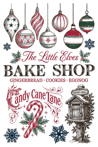 NEW Winter Release The North Pole Co. IOD Paint Inlay Transfer sheets limited release
