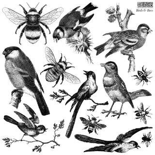 Birds and Bee IOD home decor and Arts and crafting stamp