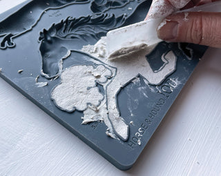 Horse &amp; Hound 6X10 Iron Orchid Designs Moulds™