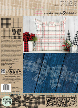 Stamp™ Pretty in Plaid IOD Holiday